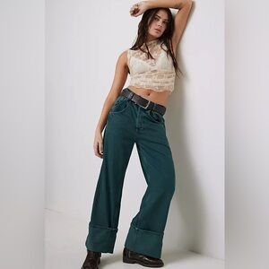 We The Free Final Countdown Cuffed Low-Rise Cuffed Boyfriend Jeans Sz 27